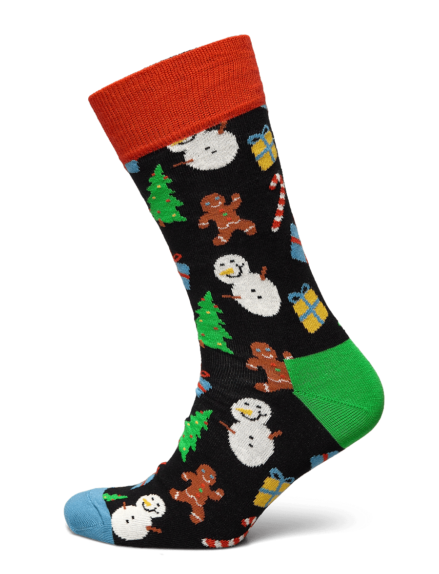 Happy Socks - Bring It On Sock - crew-socken - black - 1