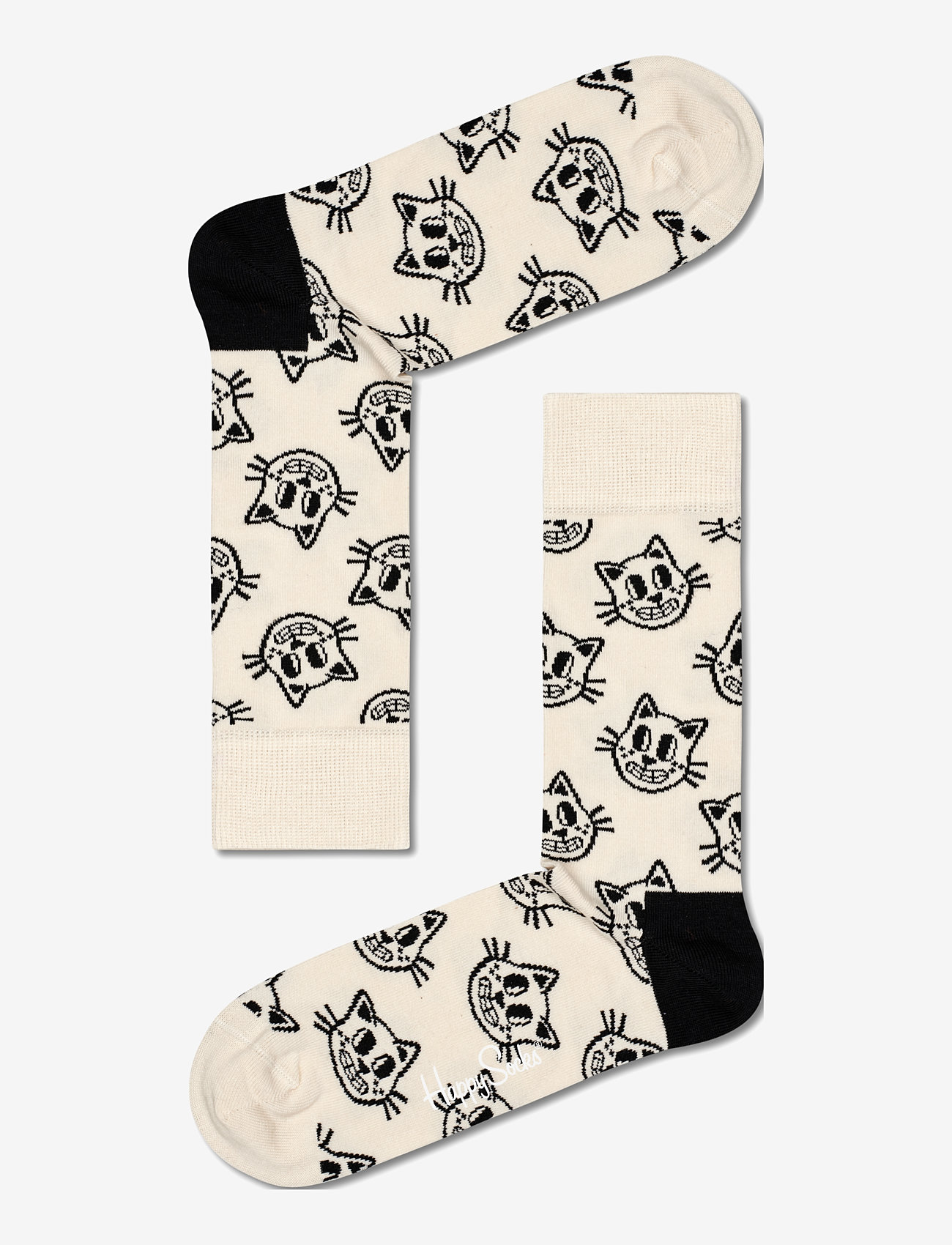 Happy Socks - Cat Sock - beige - 0