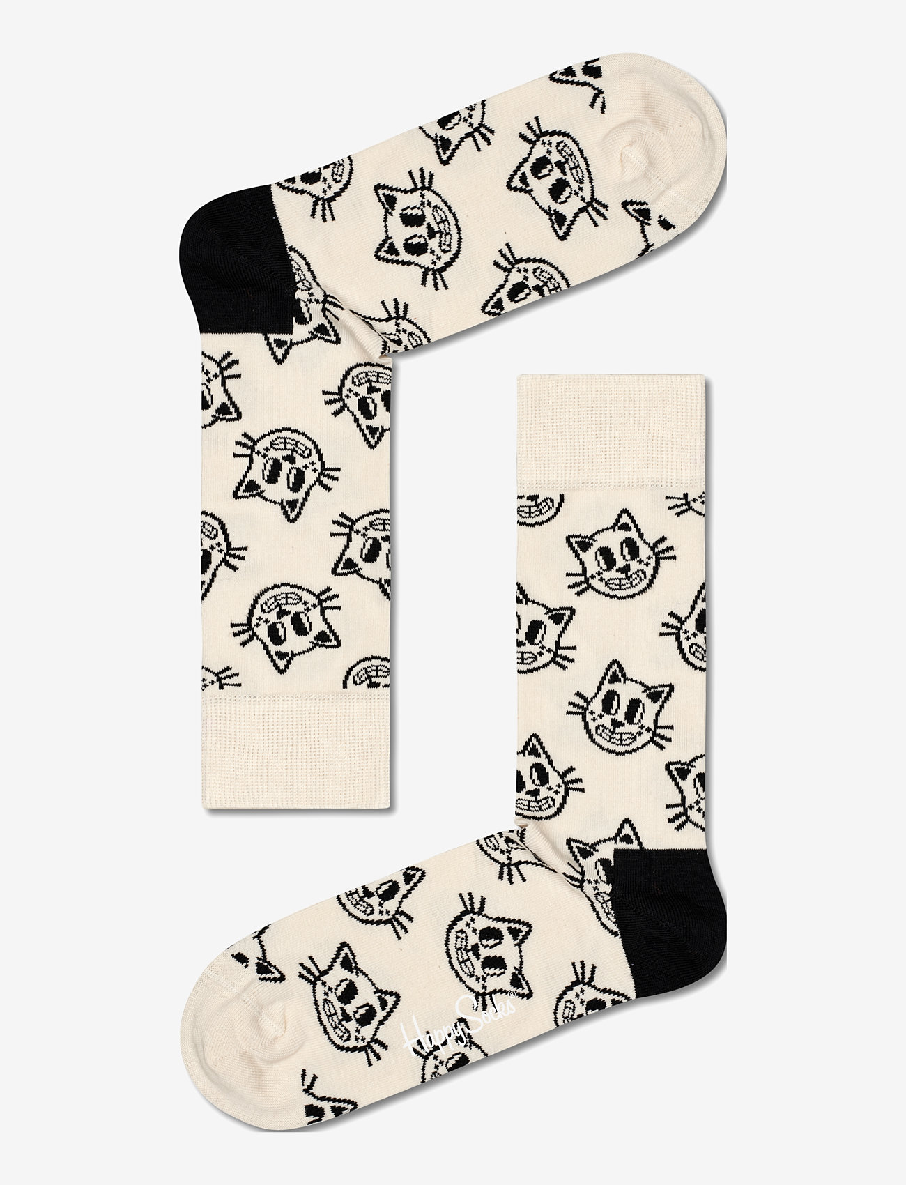 Happy Socks - Cat Sock - mažiausios kainos - beige - 0