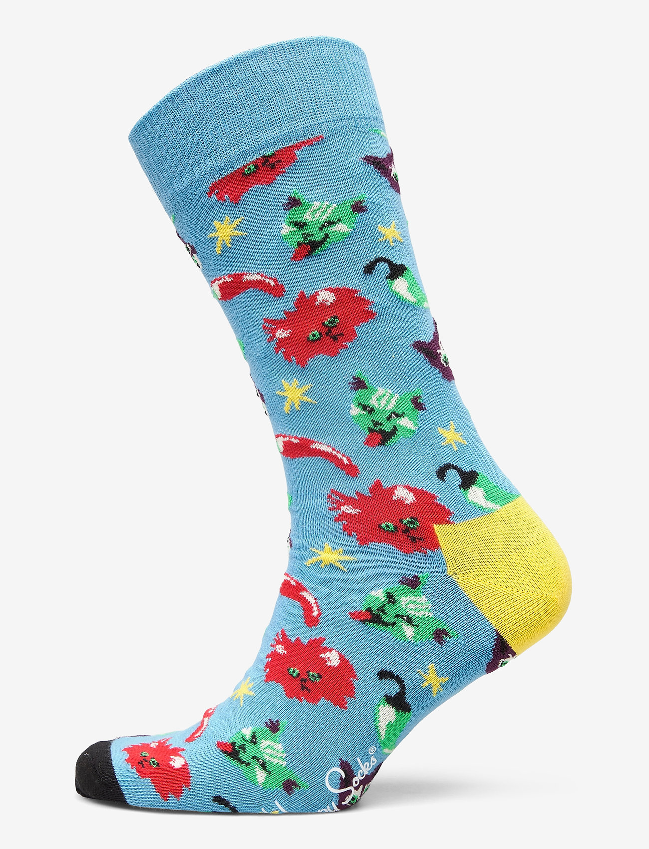 Chili Cat Sock - BLUE
