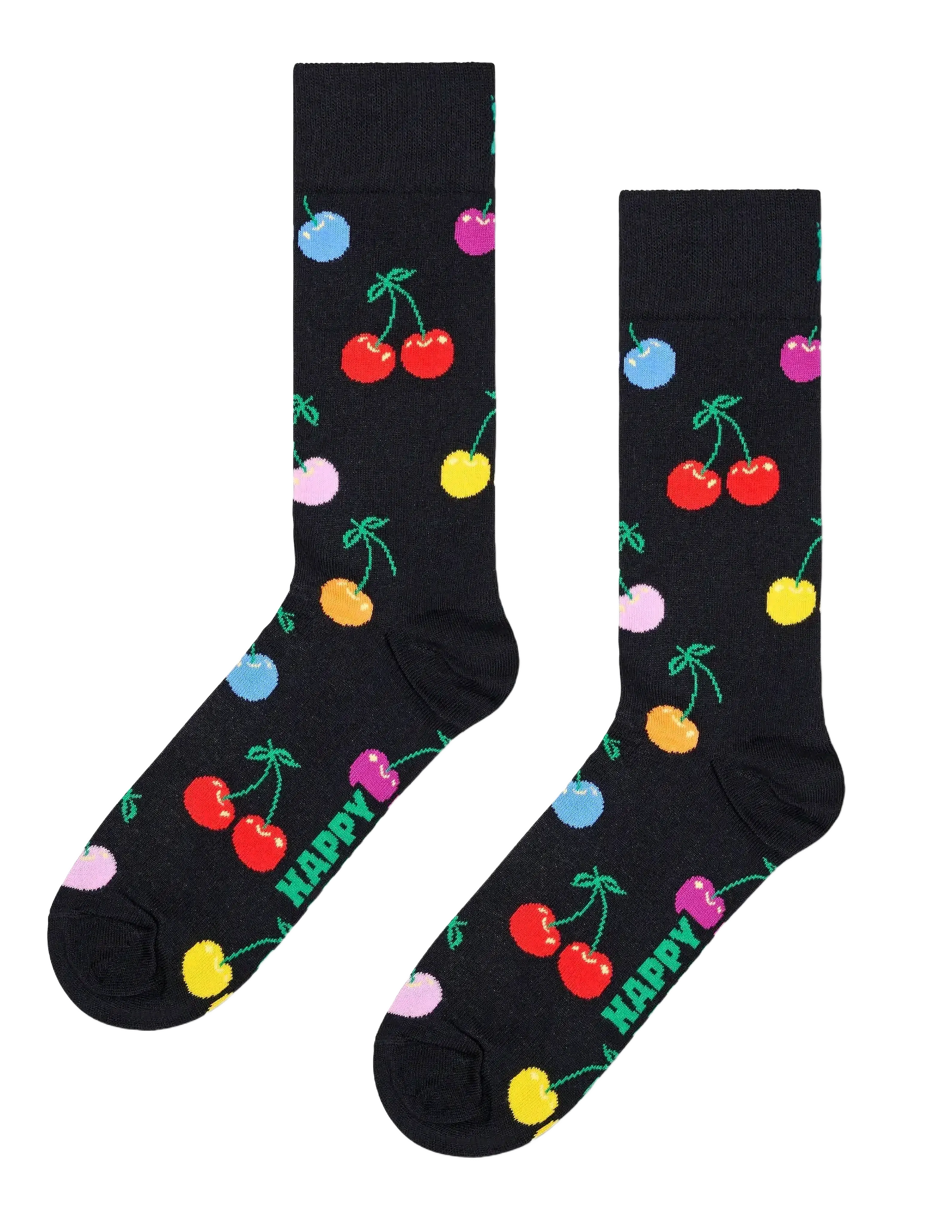 HAPPY Socken Cherry Socke Schwarz - 41-46 - Damen