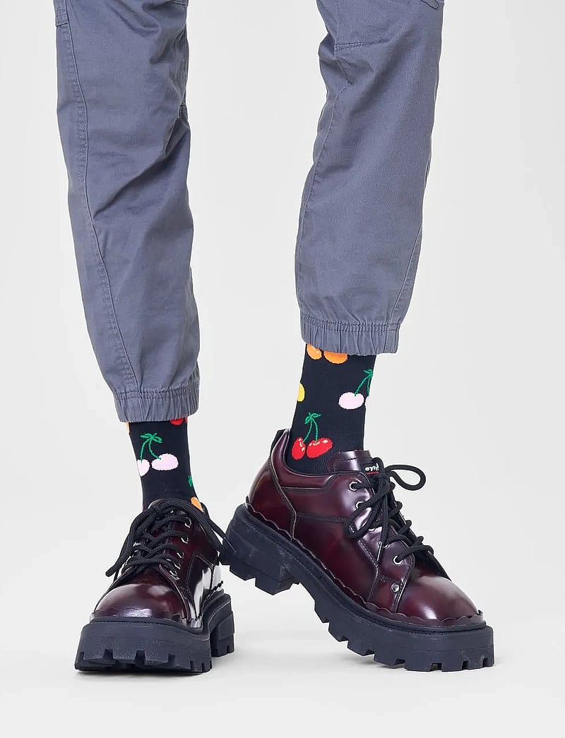 Happy Socks - Cherry Sock - klassikalised sokid - black - 2