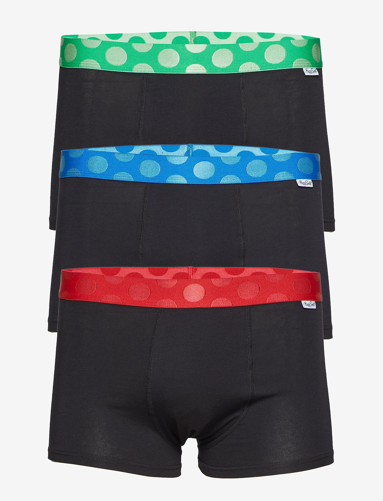 3-Pack Contrast Trunk - BLACK