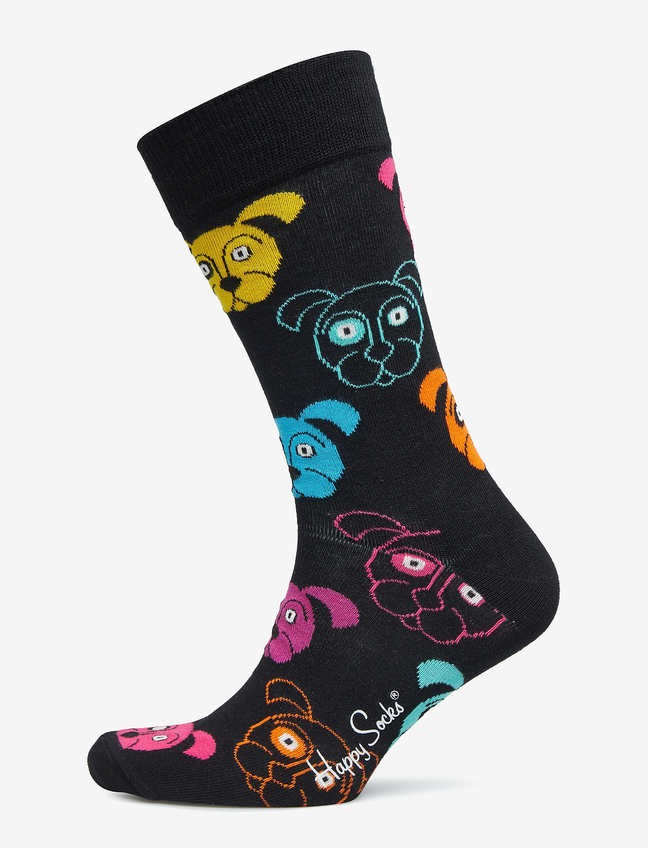 Happy Socks - Dog Sock 1-pack - alhaisimmat hinnat - black - 0