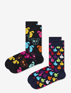 2-Pack Classic Dog Socks, Happy Socks
