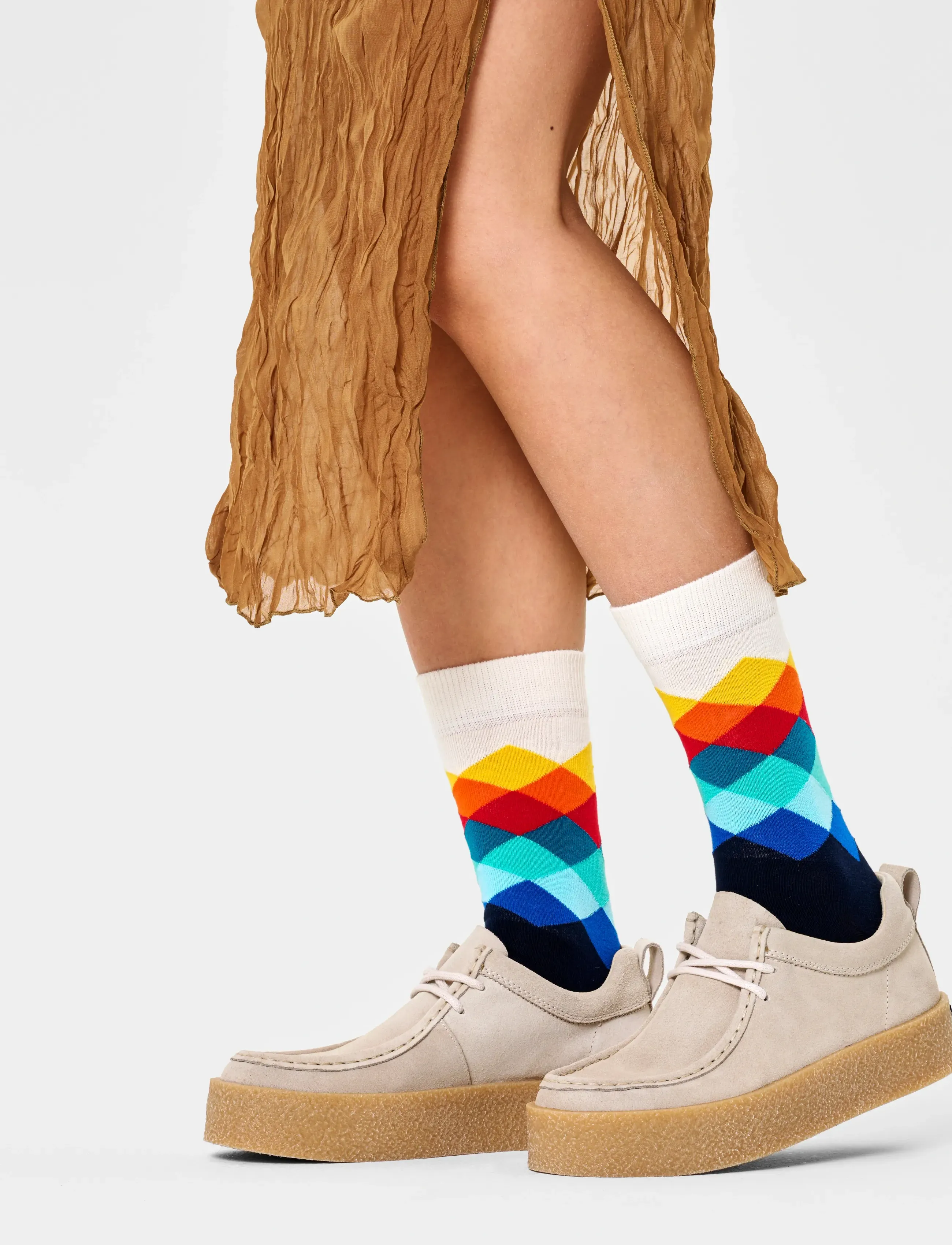 Happy Socks - Faded Diamond Sock - lowest prices - navy - 2