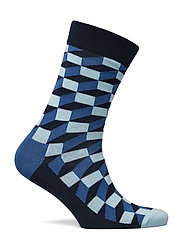 Happy Socks - Filled Optic Sock - blue - 0
