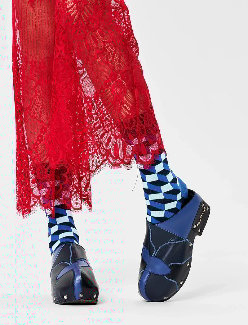 Happy Socks - Filled Optic Sock - sokker - navy - 2