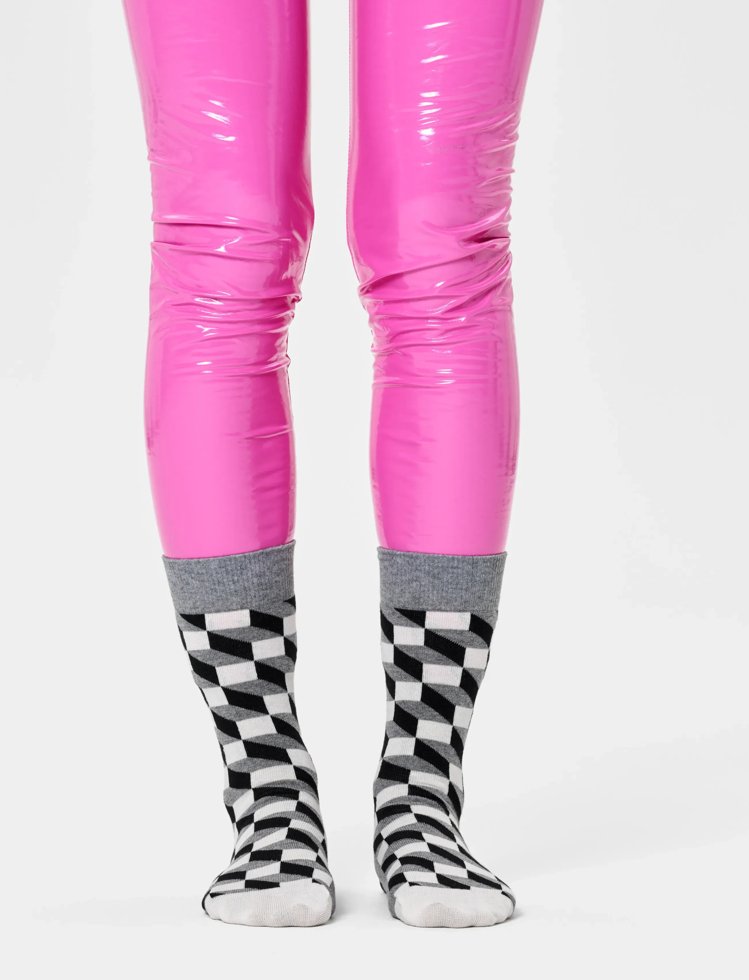 Happy Socks - Filled Optic Sock - die niedrigsten preise - grey - 2