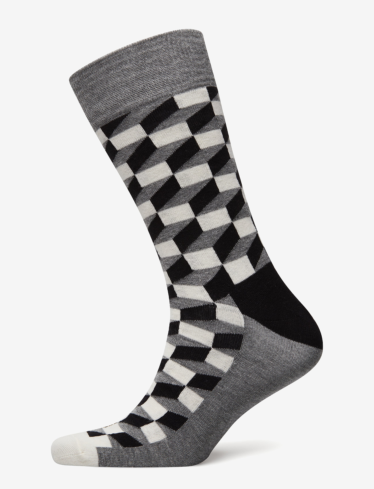 Happy Socks - Filled Optic Sock - lange strømper - black - 0