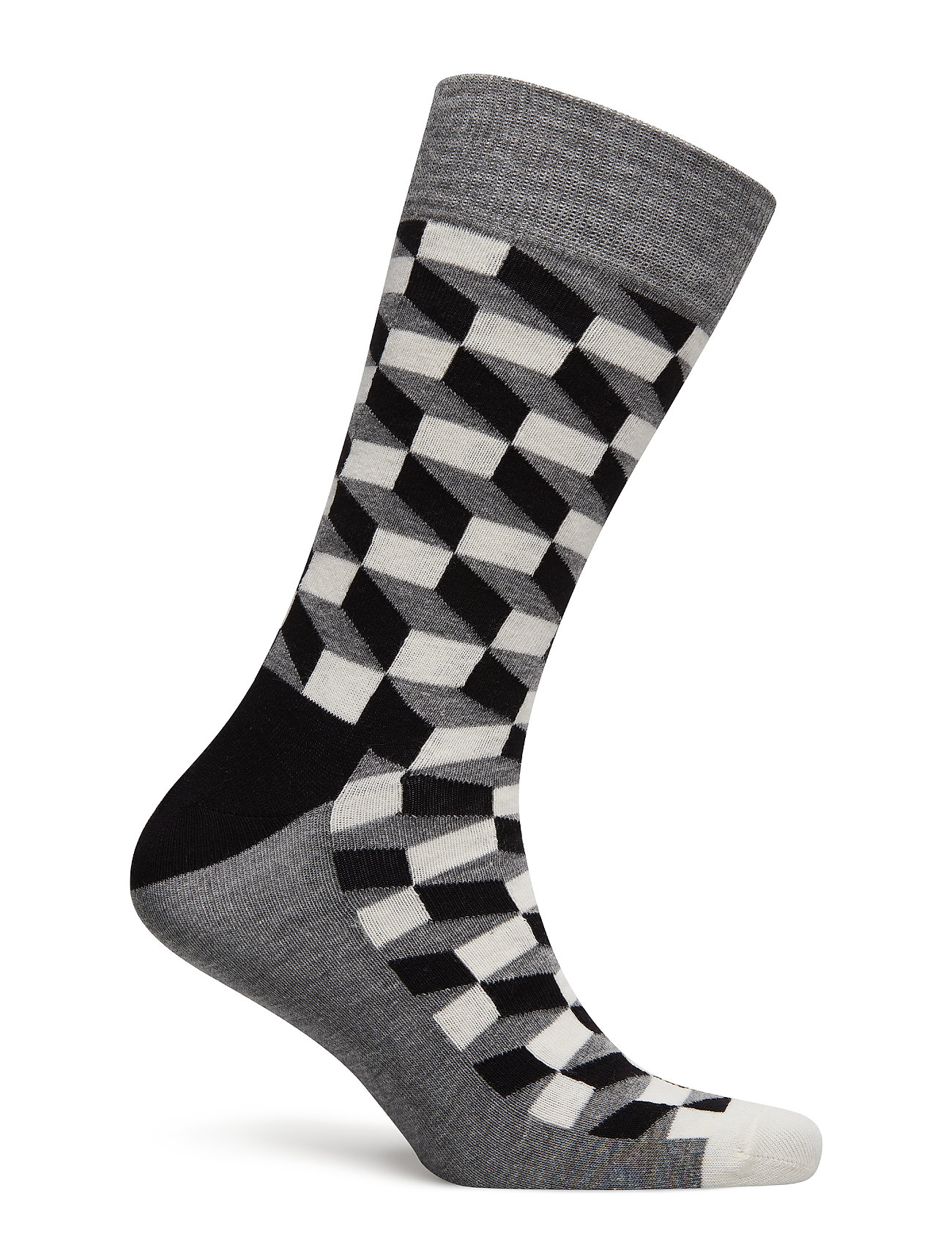 Happy Socks - Filled Optic Sock - lange strømper - black - 1