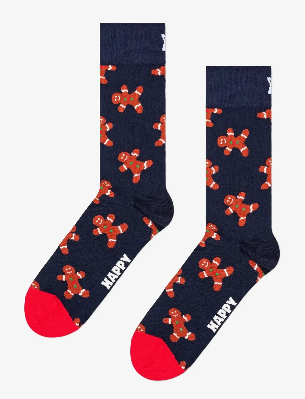 Happy Socks - Gingerbread Man Sock - crew-socken - navy - 1