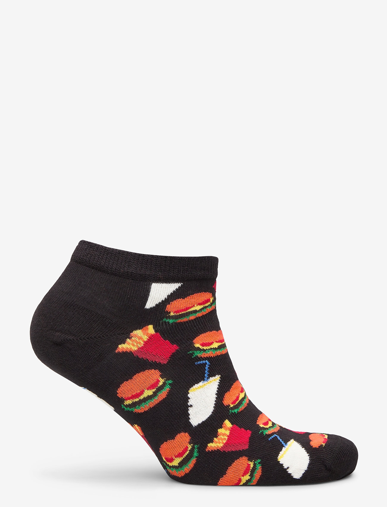 Happy Socks - Hamburger Low Sock - black - 1