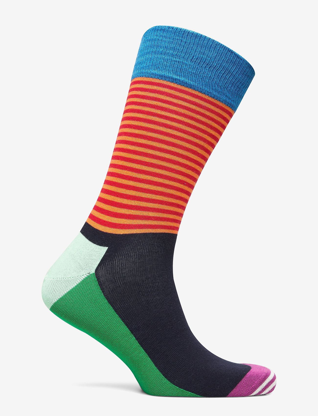 Happy Socks - Half Stripe Sock - green - 1