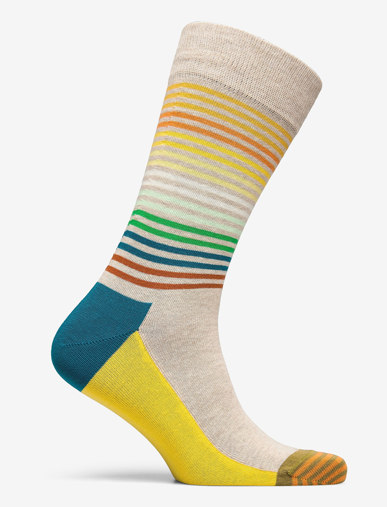 Happy Socks - Half Stripe Sock - yellow - 1