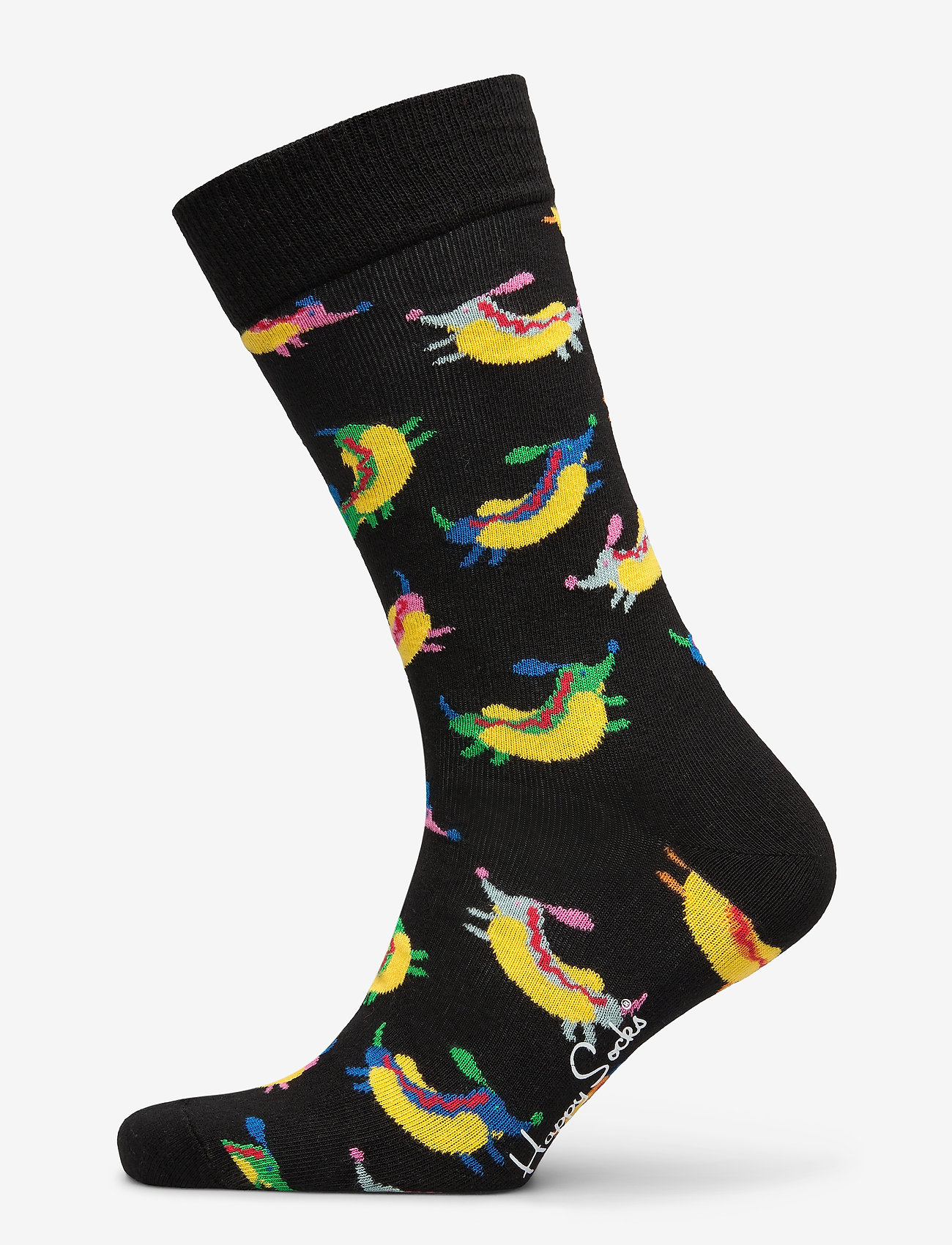 Happy Socks - Hot Dog Dog Sock - black - 0
