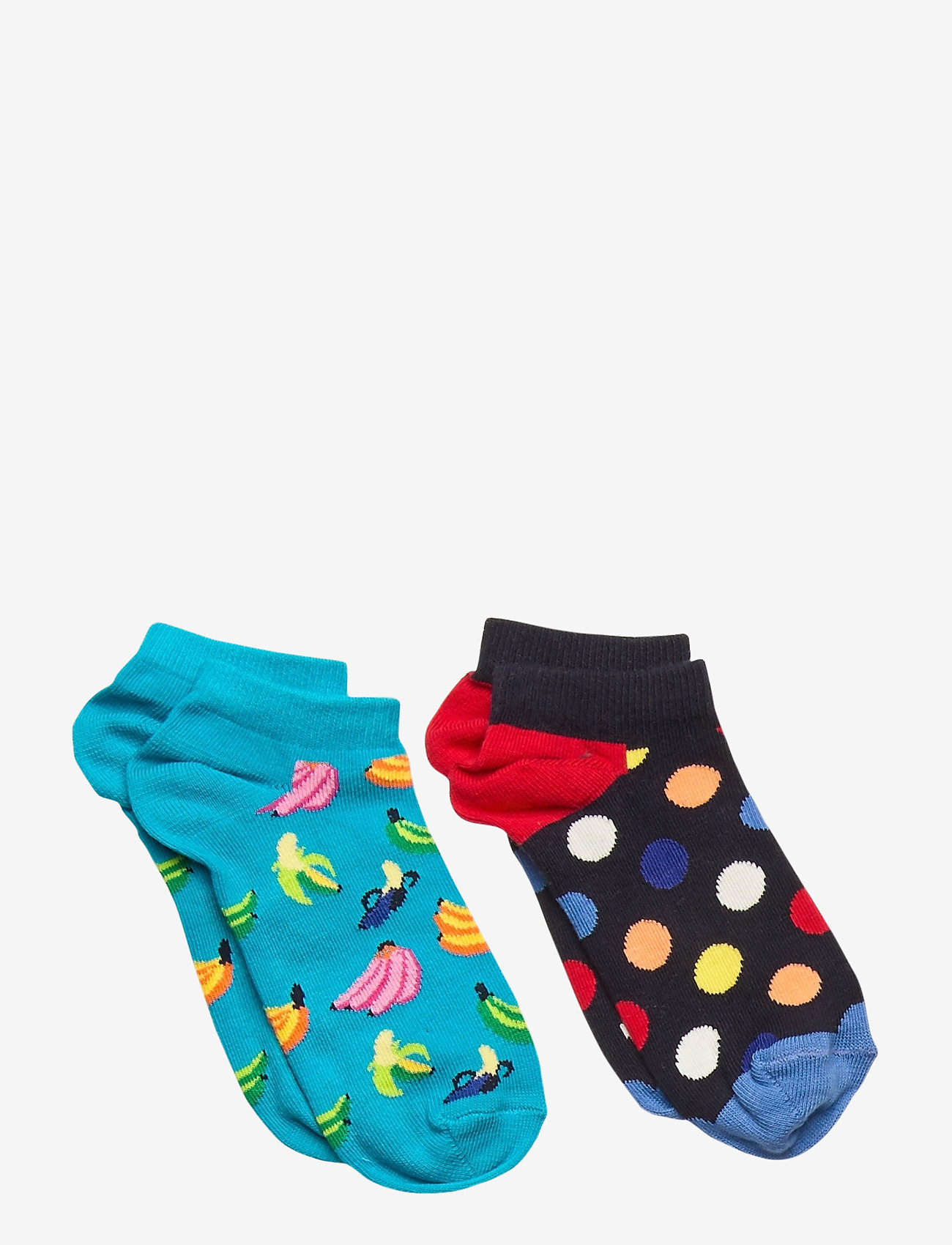Happy Socks - 2-Pack Big Dot Low Socks - multi - 0