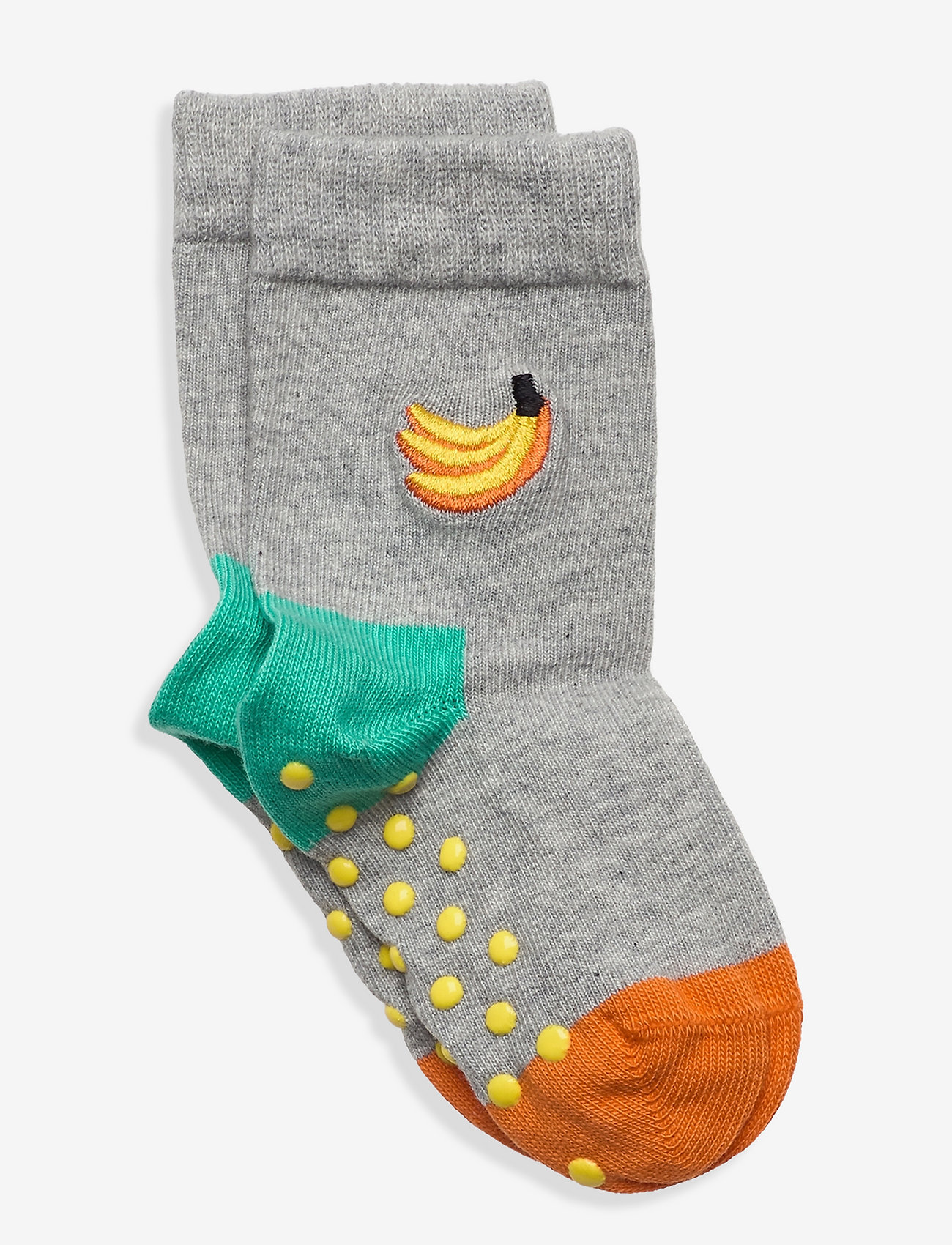 Happy Socks - Kids Banana Embroidery Sock - light grey - 0