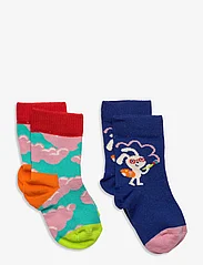 Happy Socks - 2-Pack Kids Clouds Sock - najniższe ceny - light blue - 0