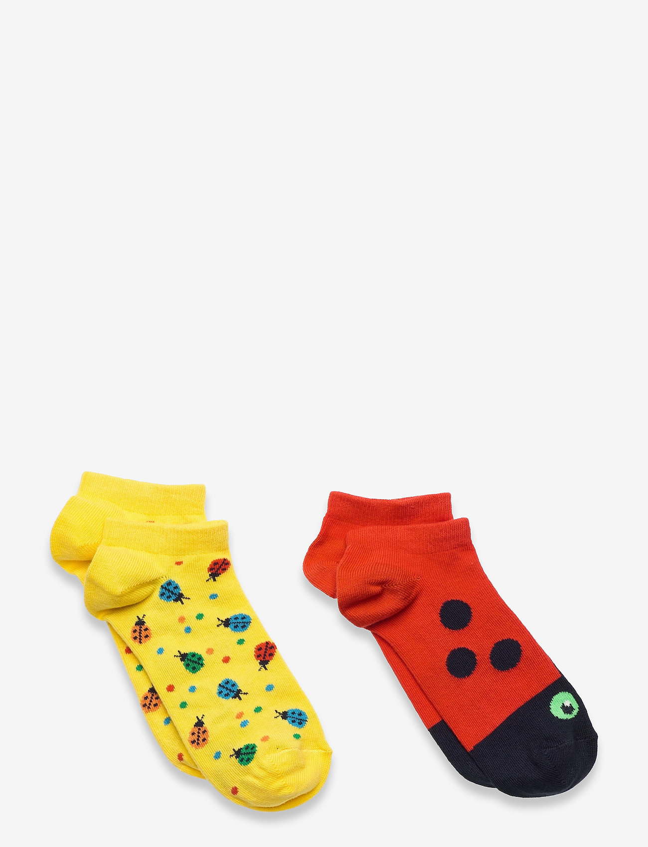 Happy Socks - 2-Pack Kids Ladybug Low Sock - medium red - 0