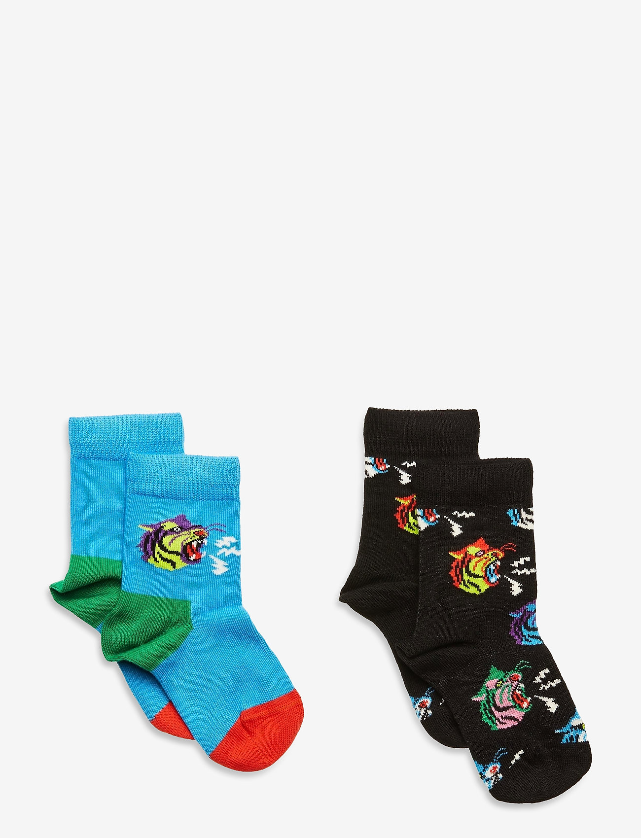 Happy Socks - 2-Pack Kids Tiger Sock - multi - 0
