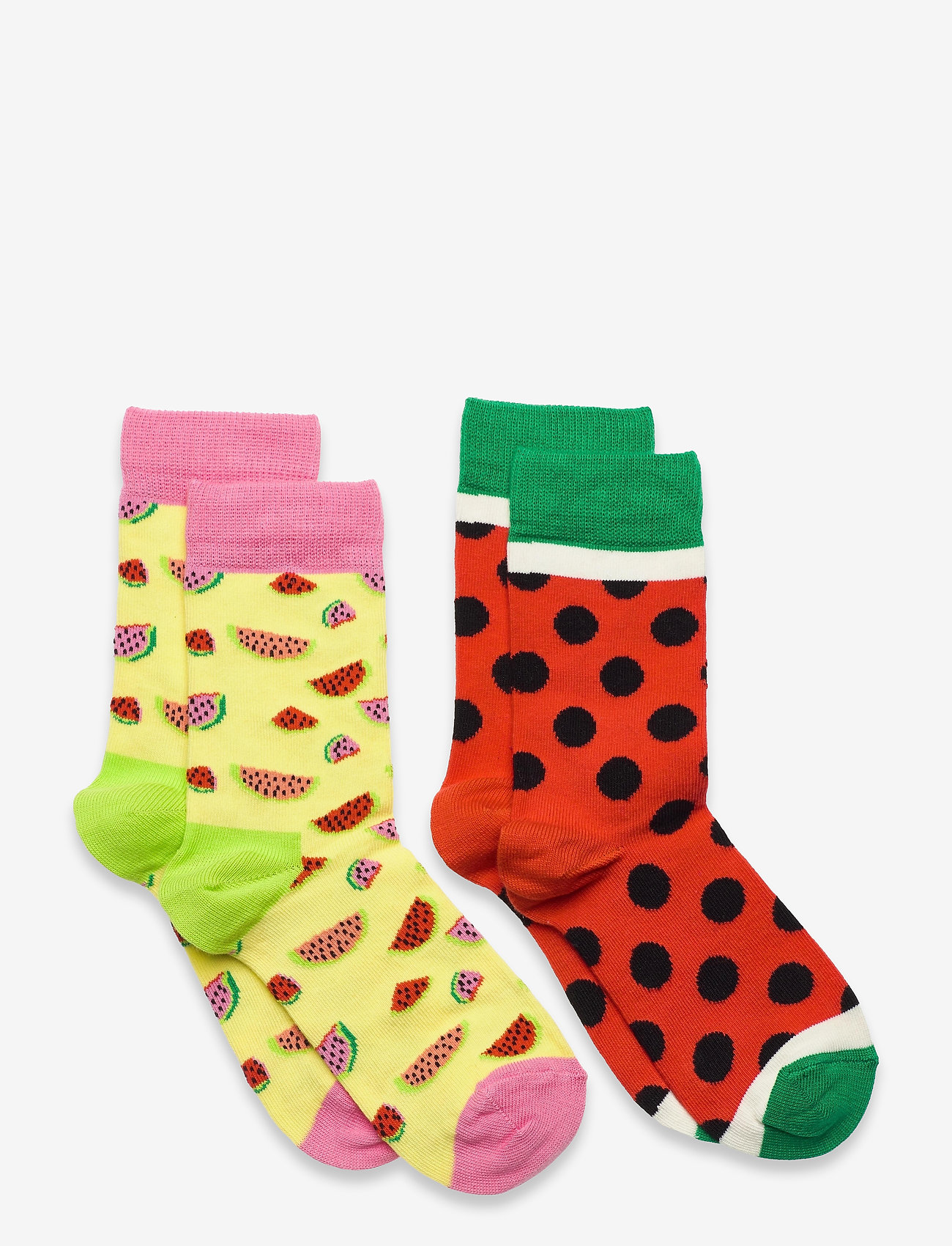 Happy Socks - 2-Pack Kids Watermelon Sock - light yellow - 0