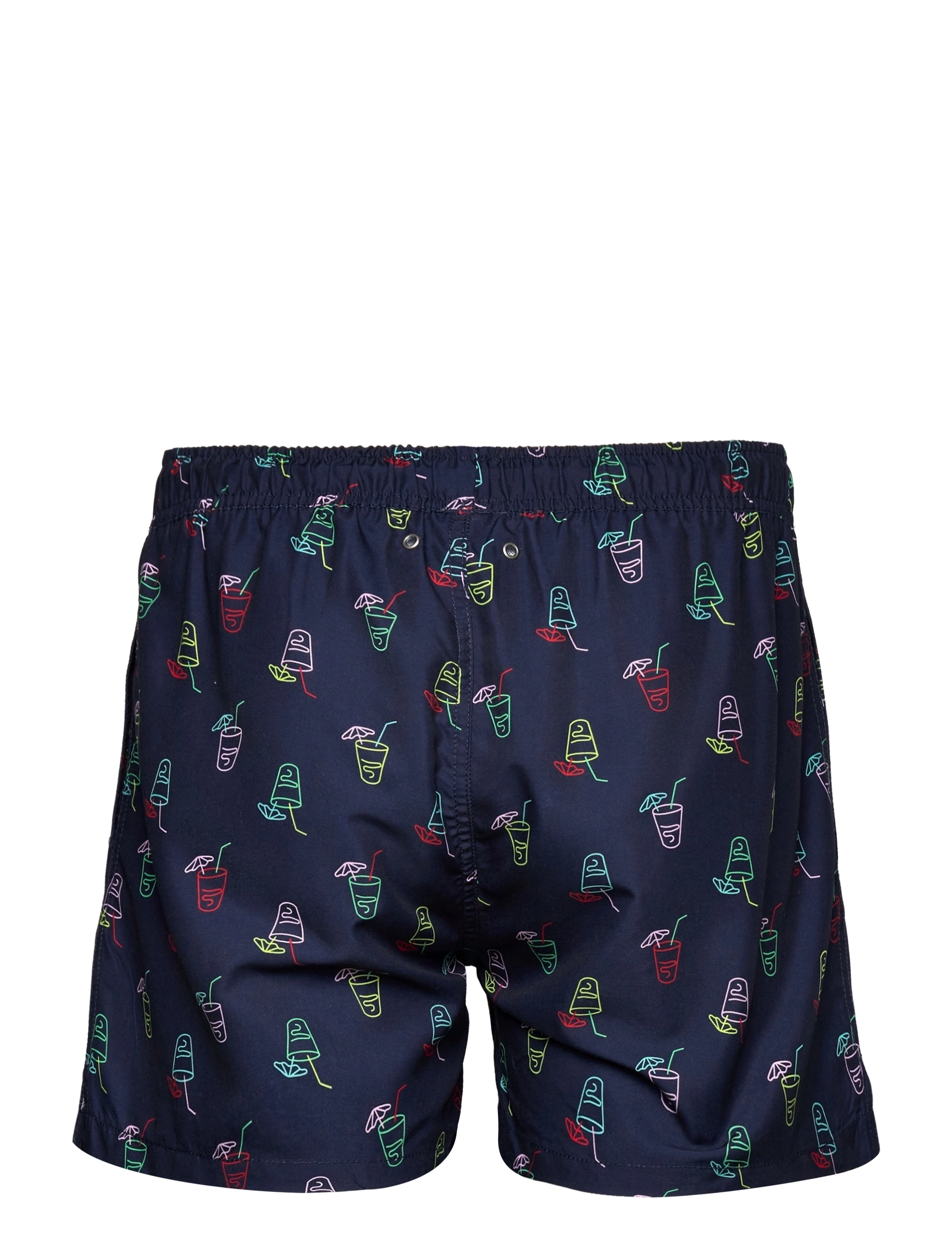 Happy Socks - Lemonade Swim Shorts - dark blue/navy - 1