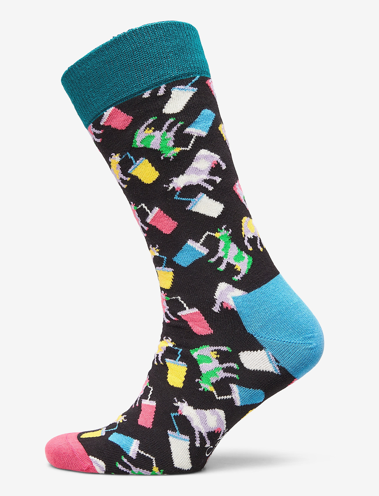 Happy Socks - Milkshake Cow Sock - navy - 0