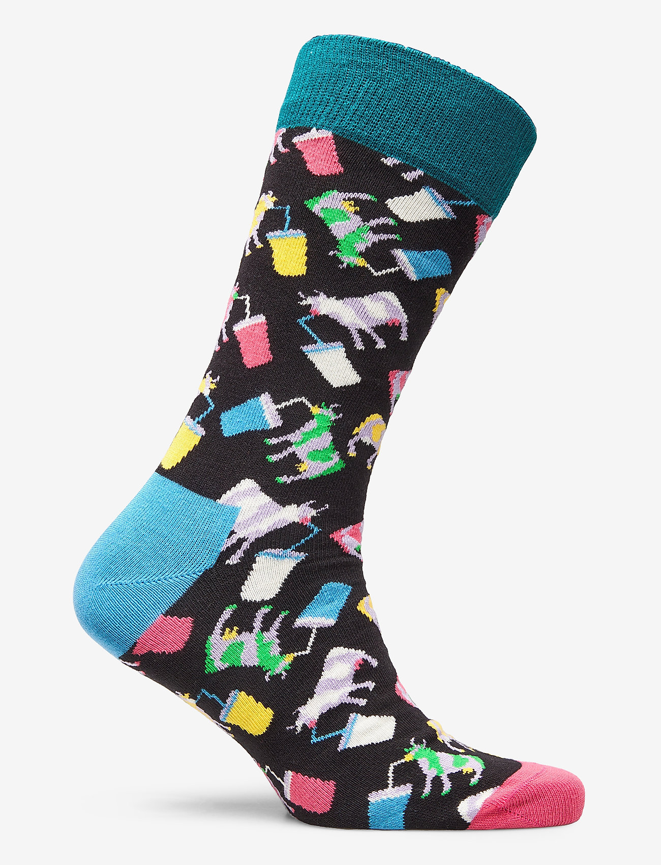 Happy Socks - Milkshake Cow Sock - navy - 1