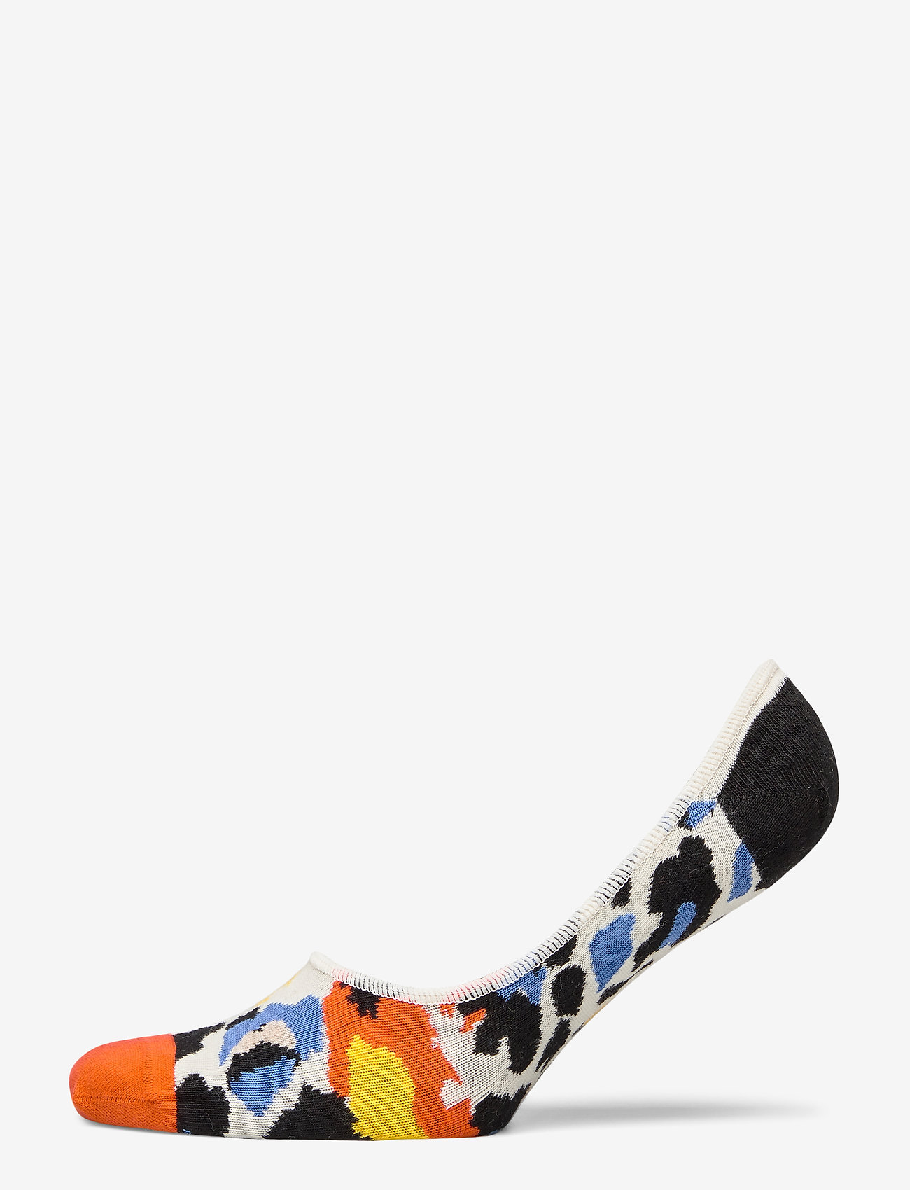 Leopard Liner Sock - WHITE