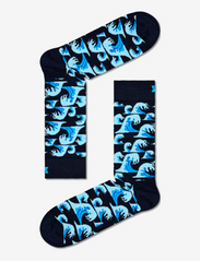 Happy Socks - Waves Sock - zemākās cenas - dark blue/navy - 0