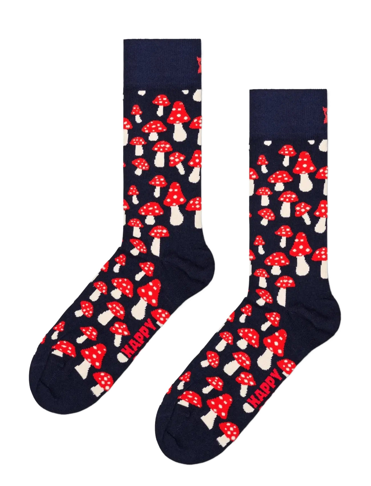 HAPPY Socken Mushroom Socke Navy - 41-46 - Damen