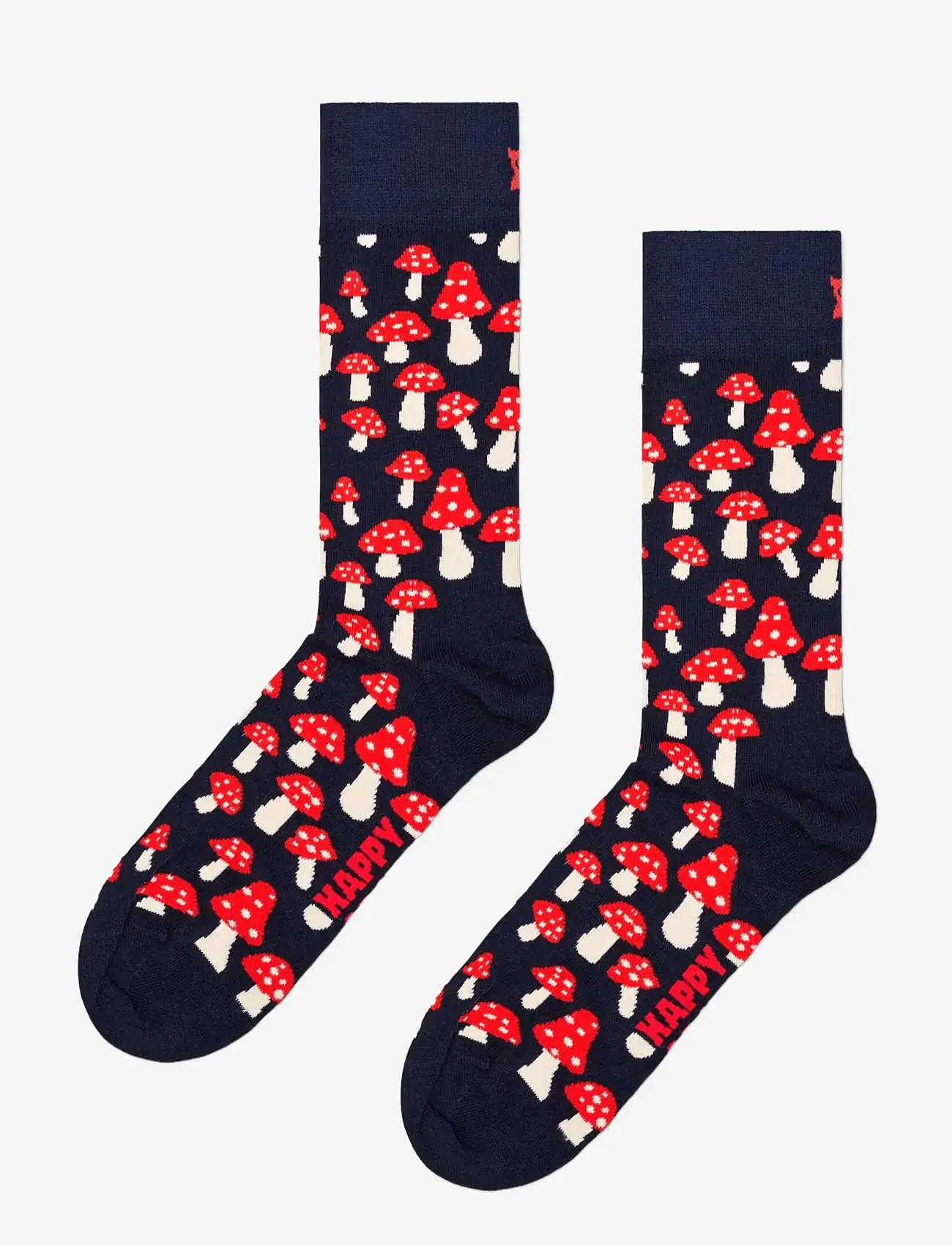 Happy Socks - Mushroom Sock - klassikalised sokid - navy - 1