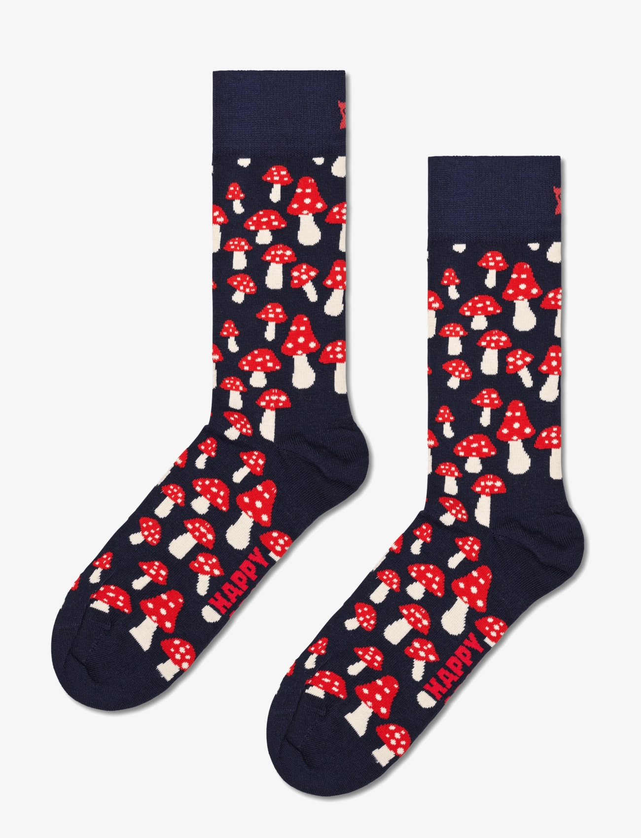 Happy Socks Mushroom Sock - Sokid - NAVY / navy