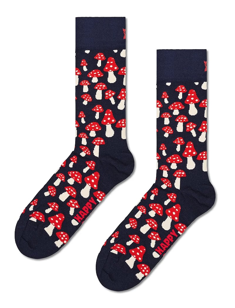 Happy Socks - Mushroom Sock - klassikalised sokid - navy - 2