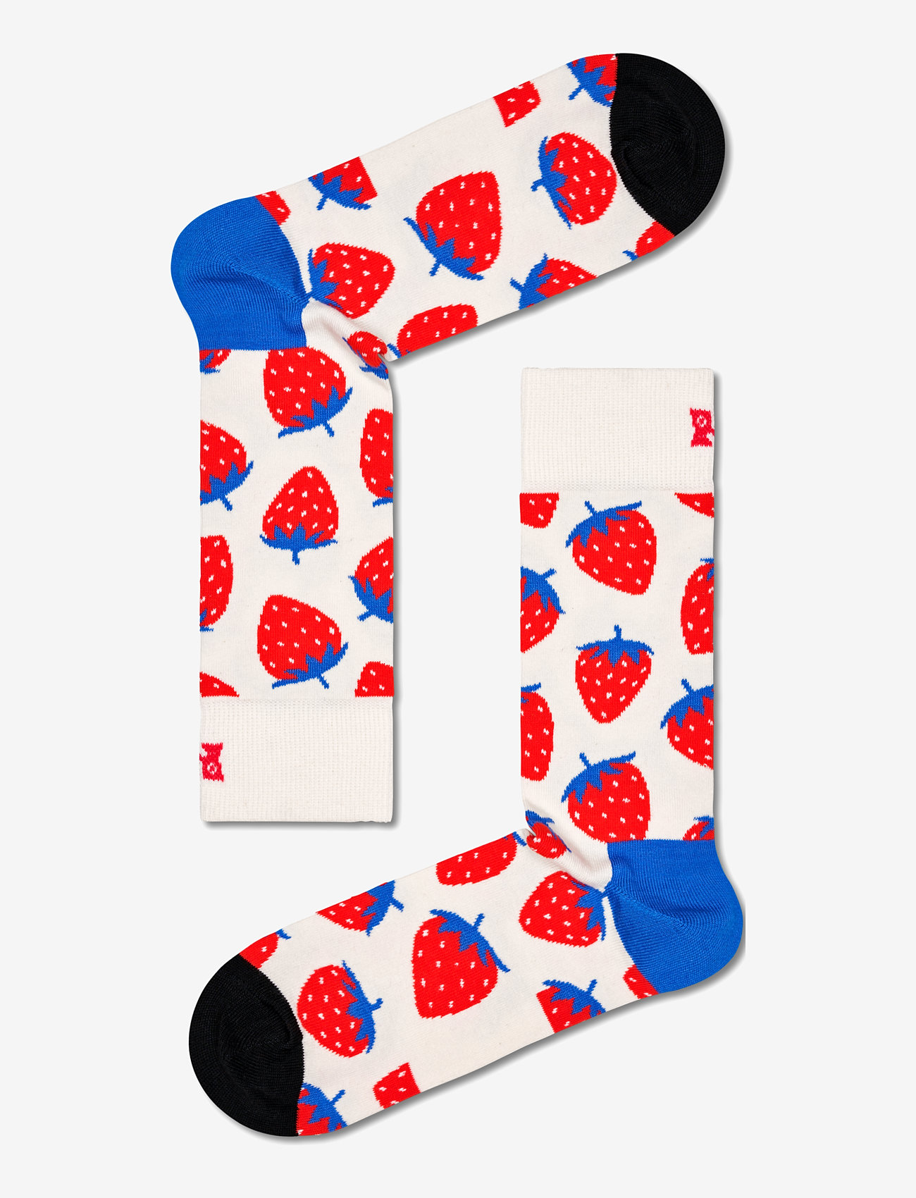 Happy Socks - Strawberry Sock - zemākās cenas - white - 0