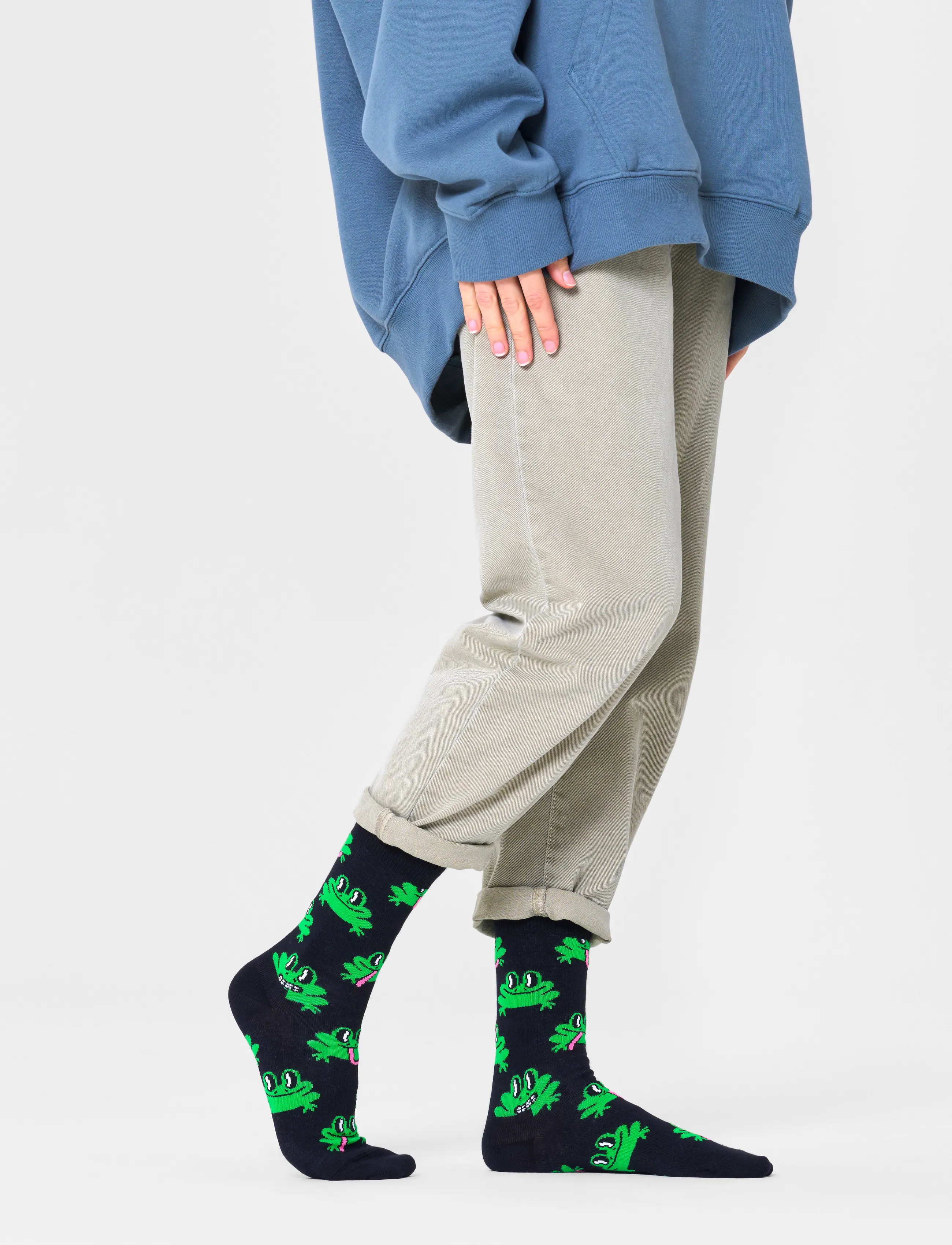 Happy Socks - Frog Sock - black - 2