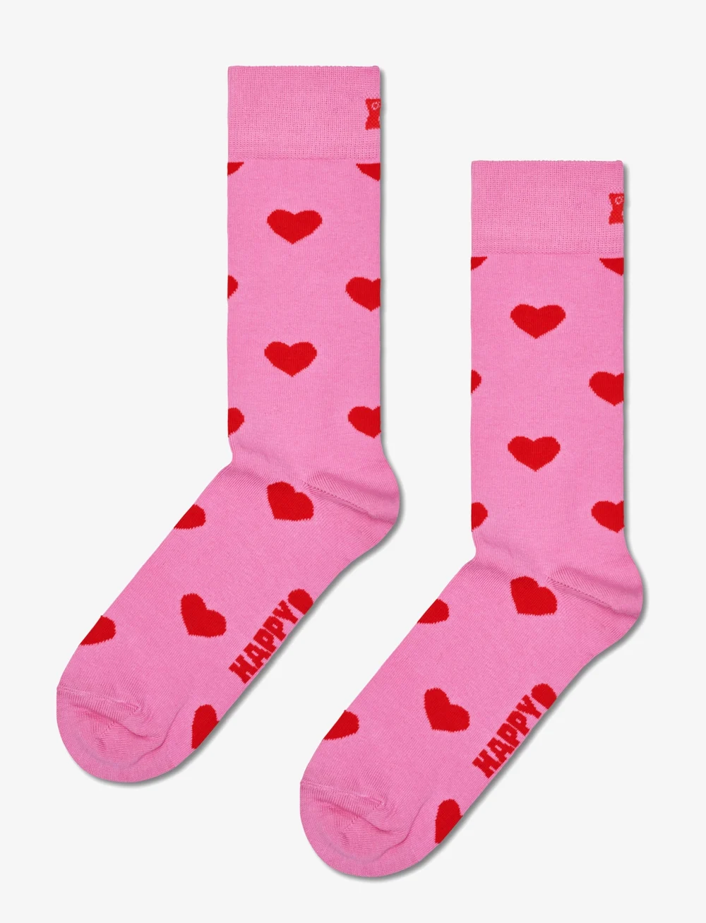 Happy Socks - Heart Sock - tavalliset sukat - medium pink - 1