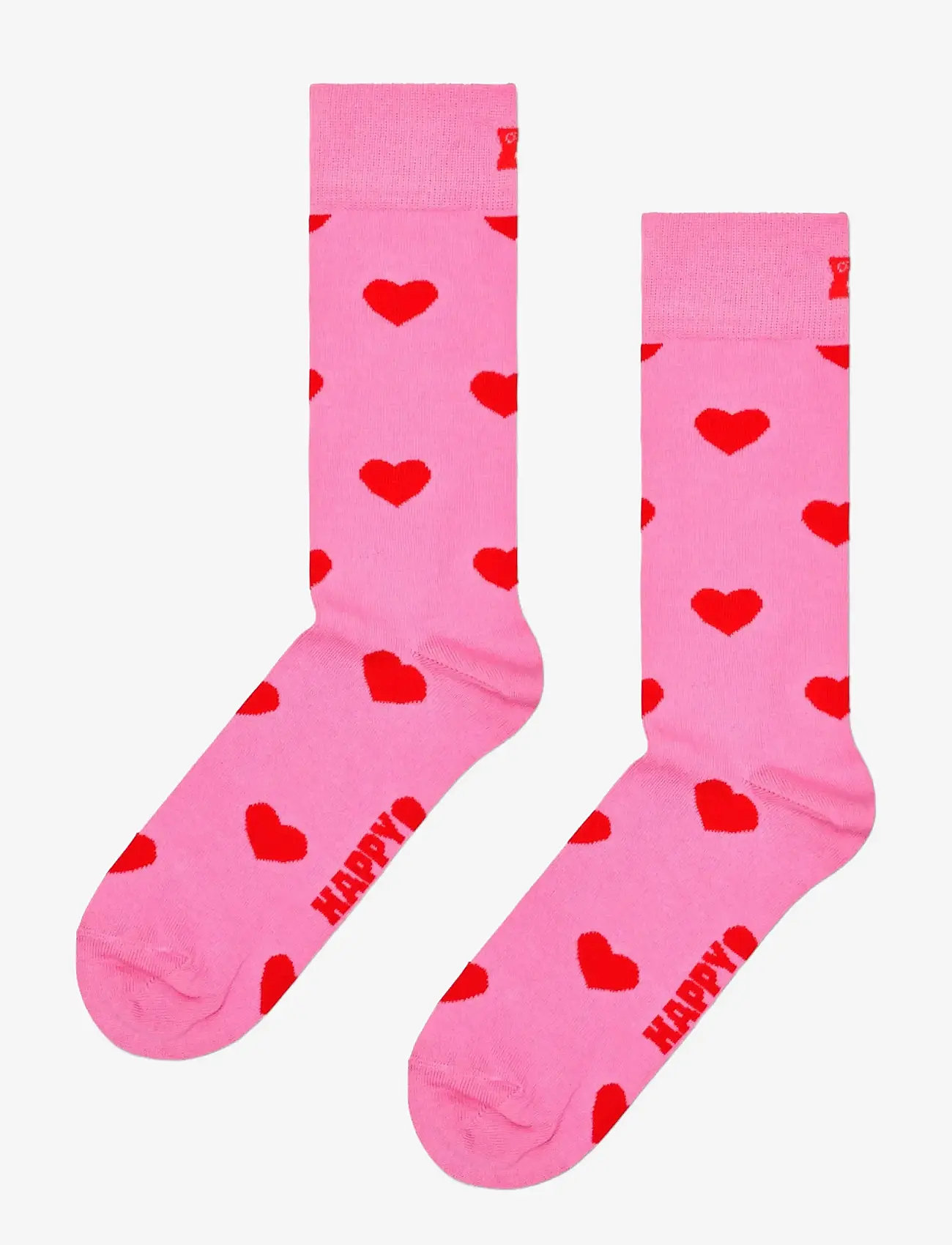 Happy Socks - Heart Sock - chaussettes crew - pink - 1