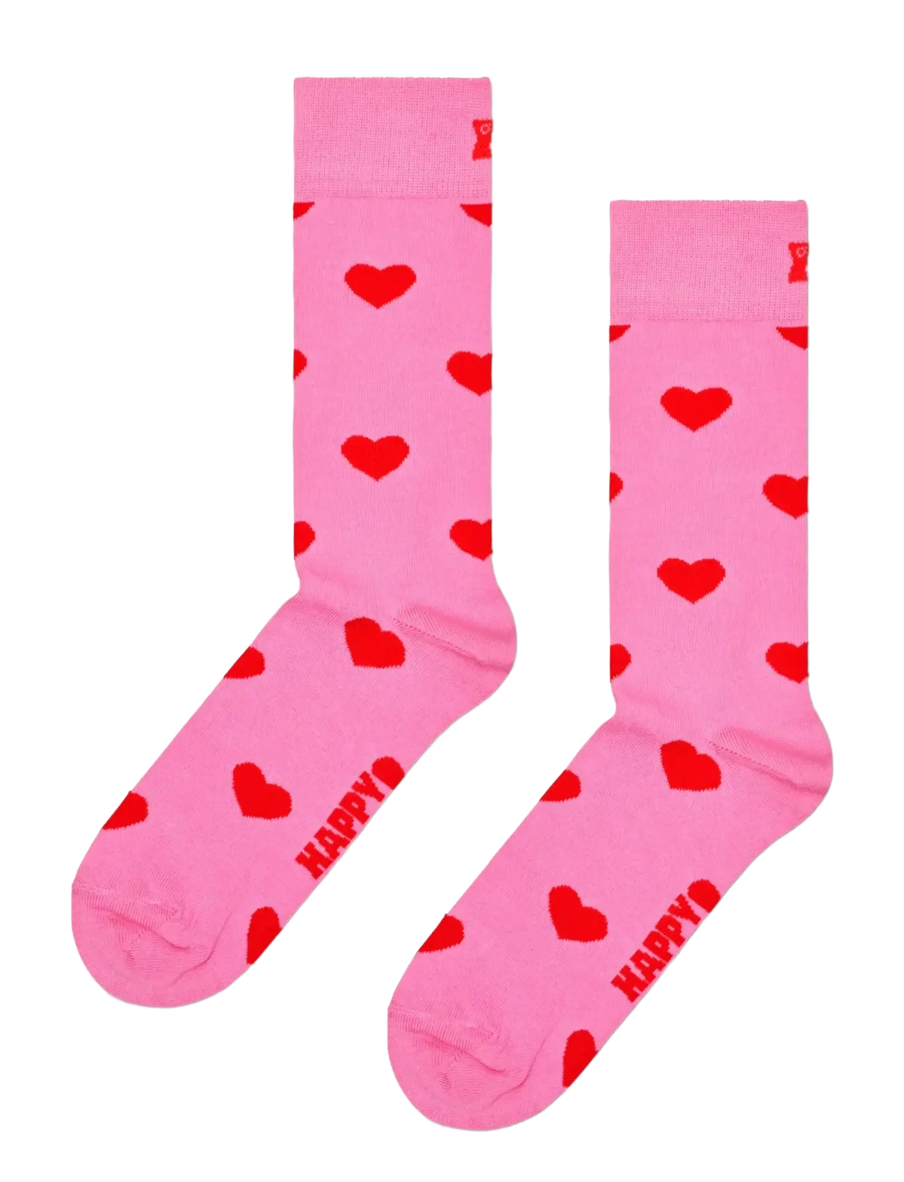 Happy Socks - Heart Sock - tennissocken - pink - 1