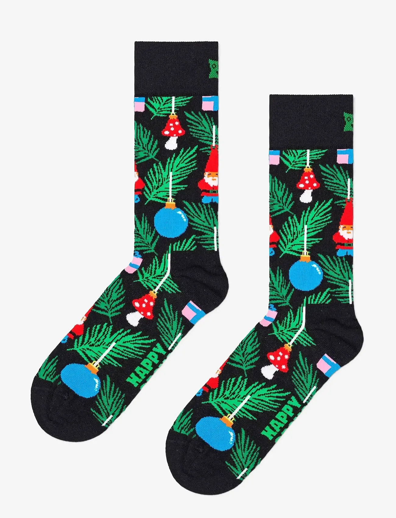 Happy Socks - Christmas Tree Decoration Sock - black - 1