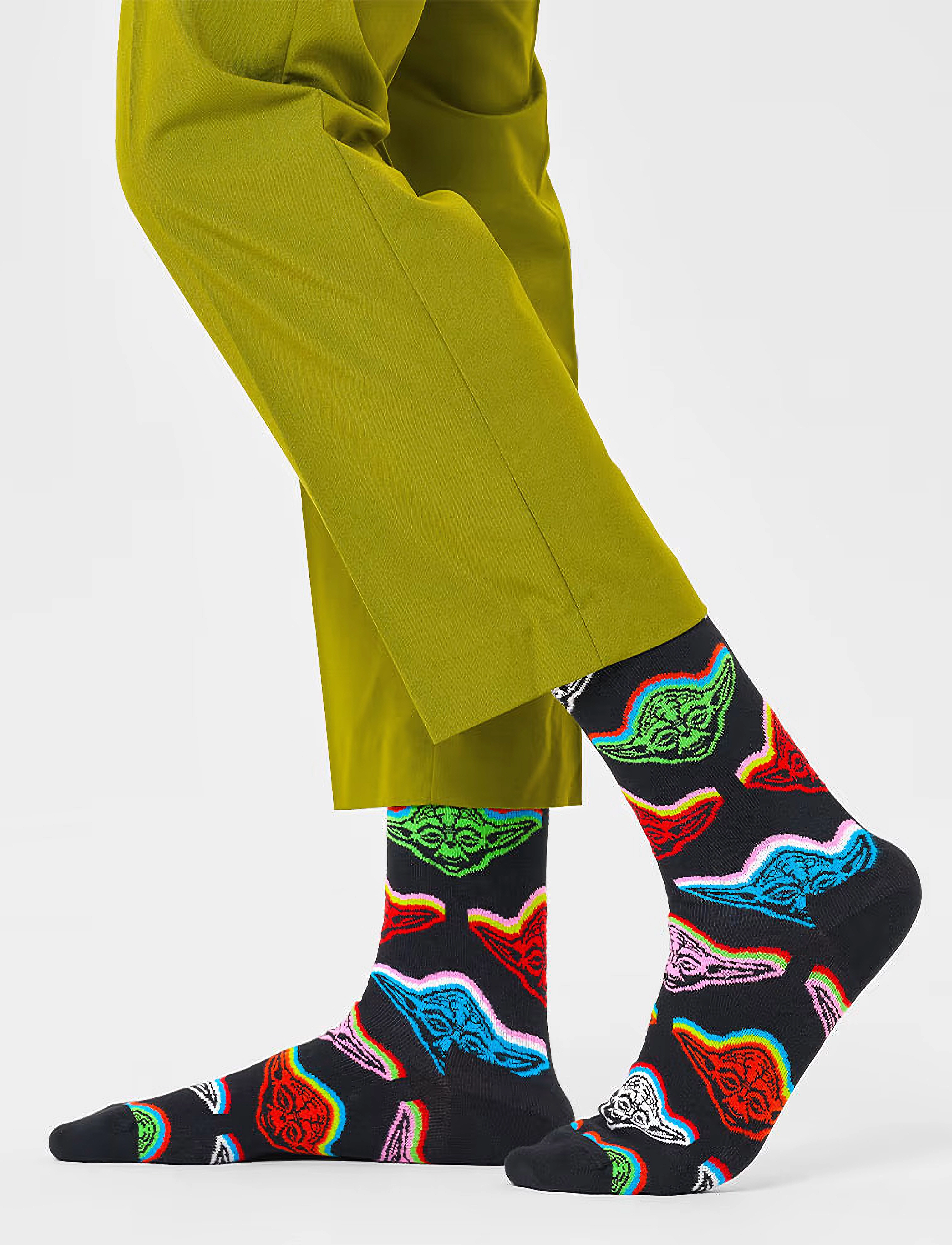 Happy Socks - Star Wars™ Yoda Sock - black - 1