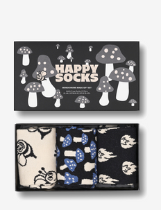 3-Pack Monochrome Magic Socks Gift Set, Happy Socks