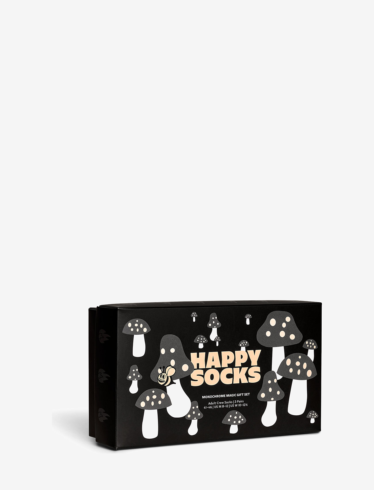 Happy Socks - 3-Pack Monochrome Magic Socks Gift Set - zemākās cenas - black - 1