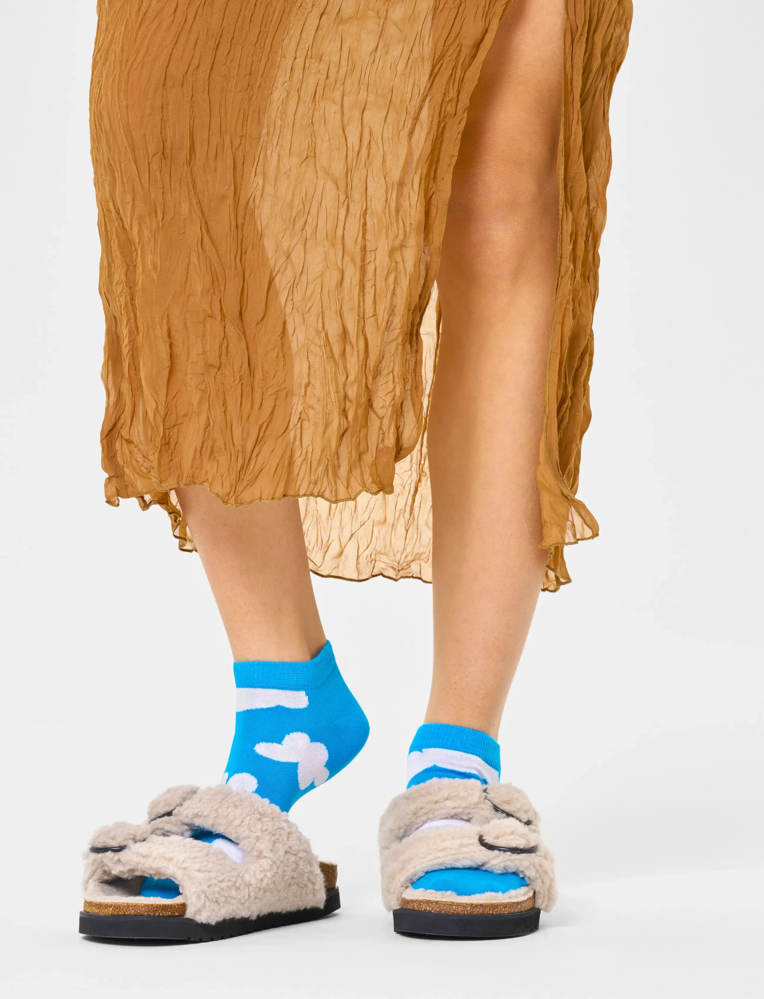 Happy Socks - Cloudy Low Sock - light blue - 4