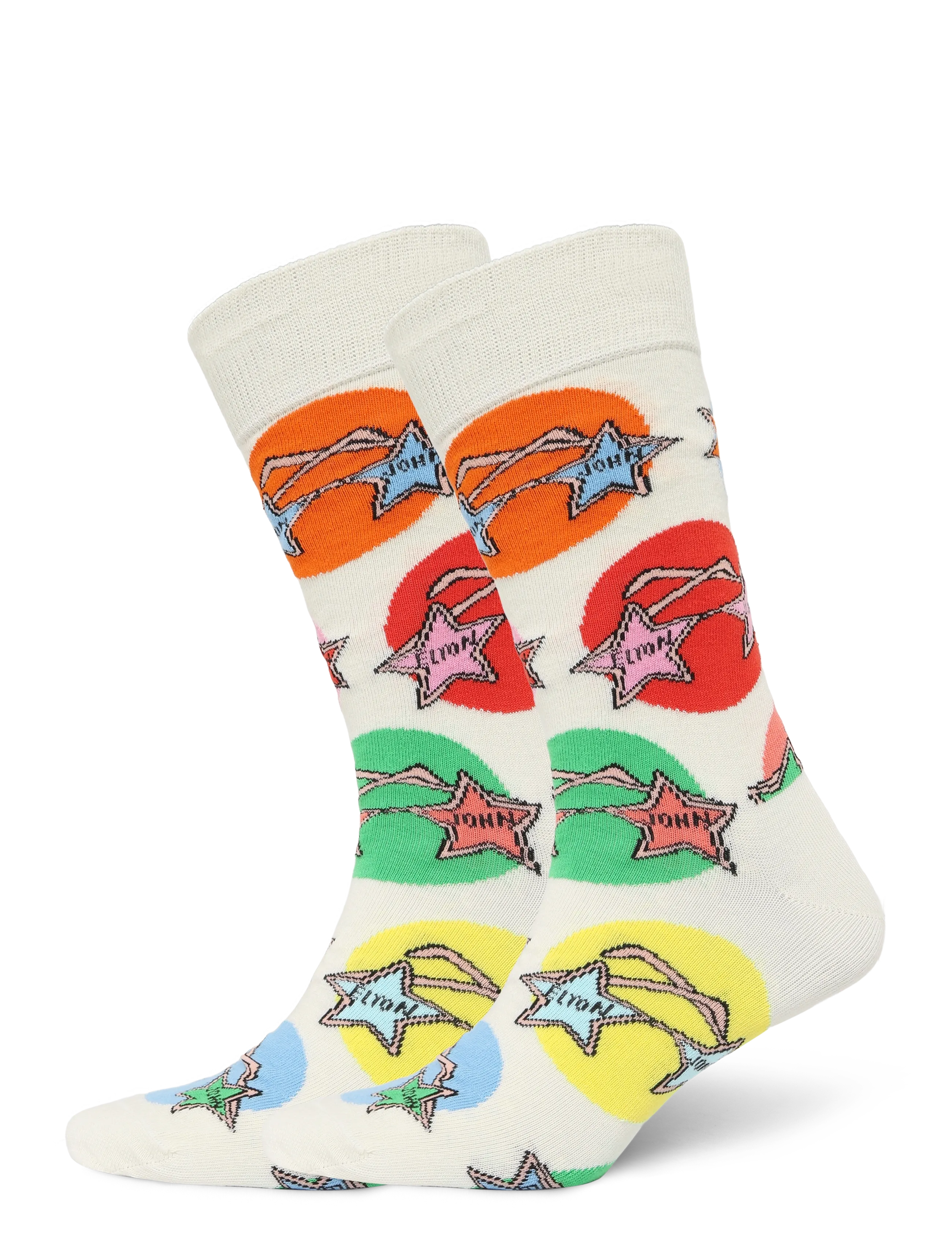 Happy Socks - Elton John Glasses Sock - lowest prices - white - 0