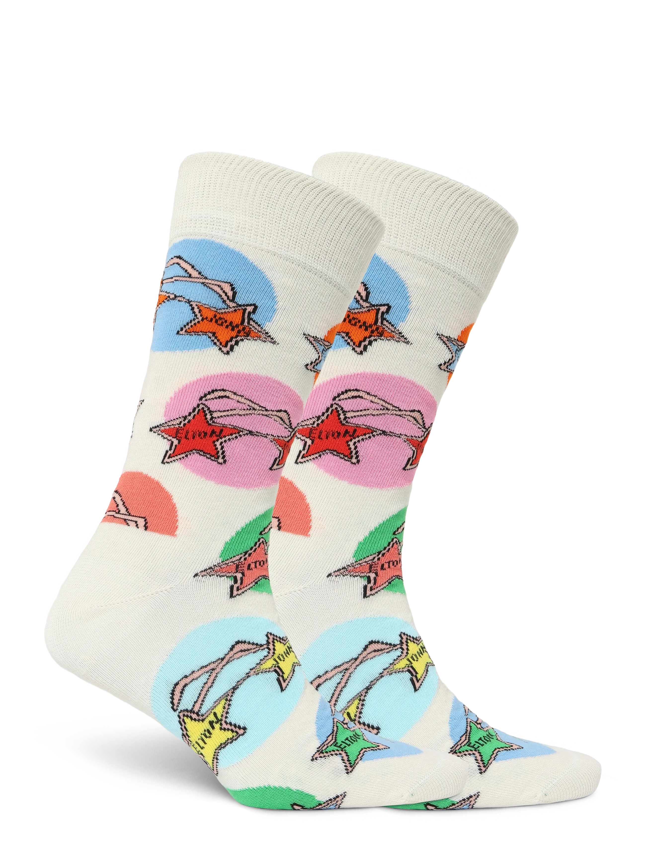 Happy Socks - Elton John Glasses Sock - lowest prices - white - 1
