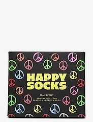 Happy Socks - 2-Pack Peace Socks Gift Set - madalaimad hinnad - black - 2