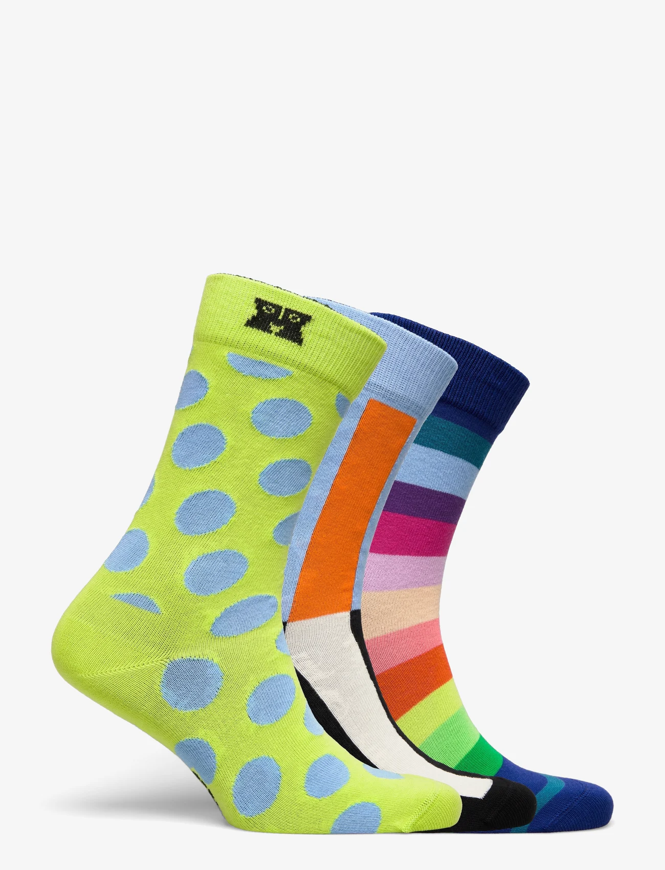 Happy Socks - 3-Pack Multicolor Socks Gift Set - najniższe ceny - blue - 1