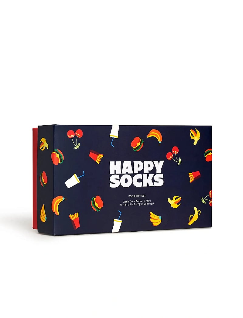 Happy Socks - 3-Pack Food Socks Gift Set - klassikalised sokid - navy - 5